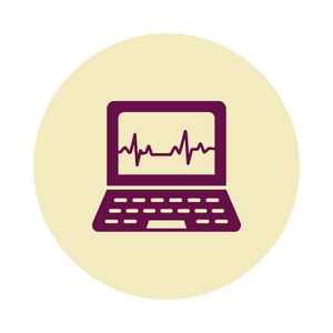 Ícone de tecnologia para fisioterapia pélvica